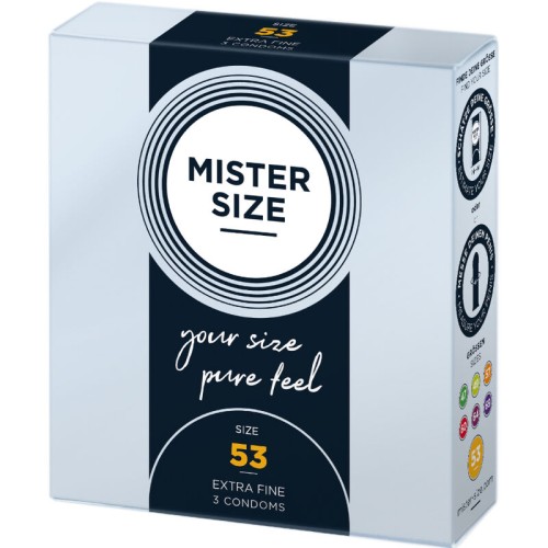 Preservativos MISTER SIZE Talla M 53mm