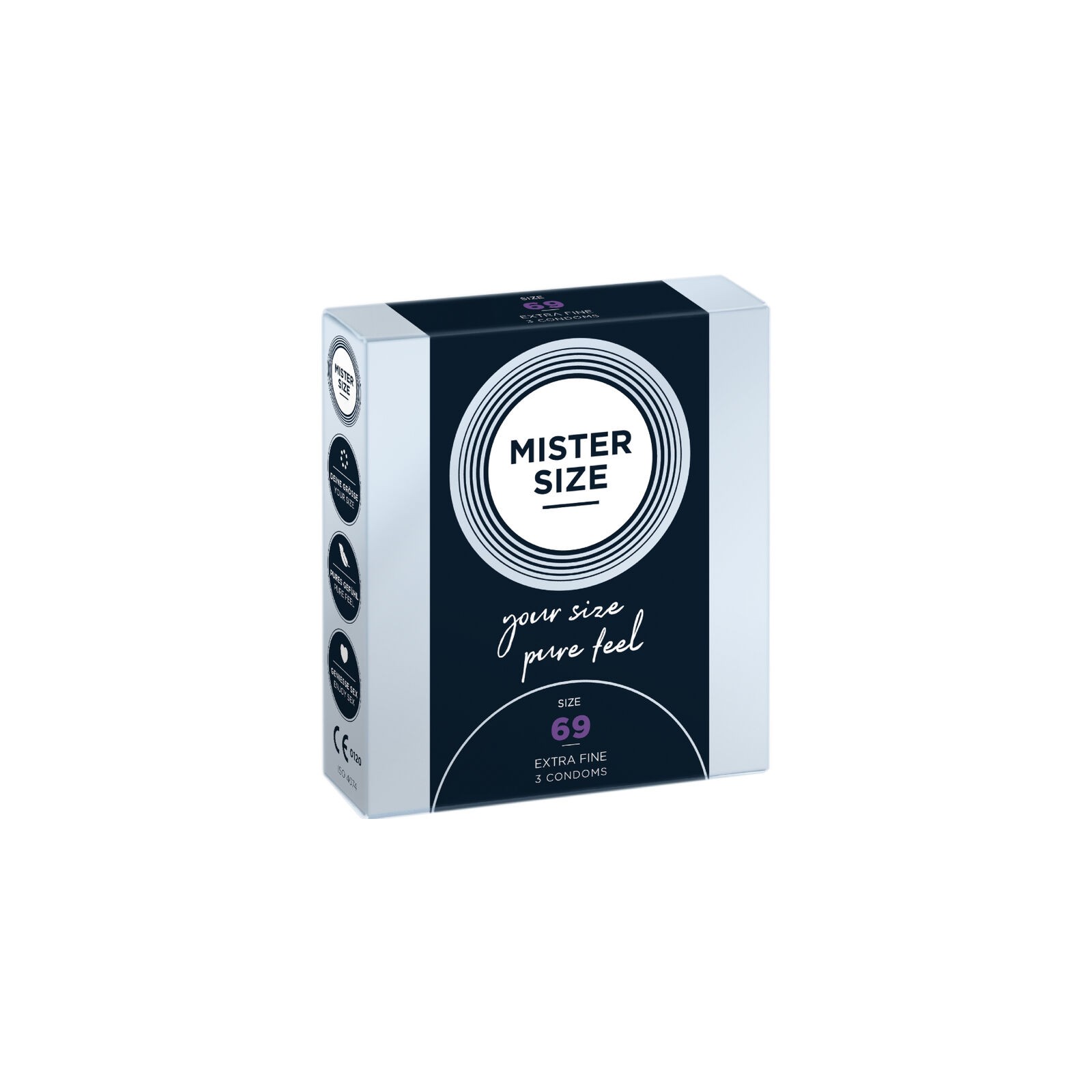 Mister Size XXXL Condoms 69 mm (3 Units)