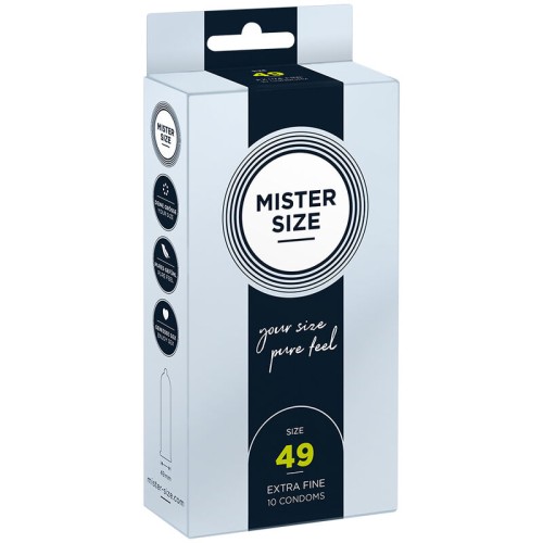 Mister Size 49mm Condoms 10 pack