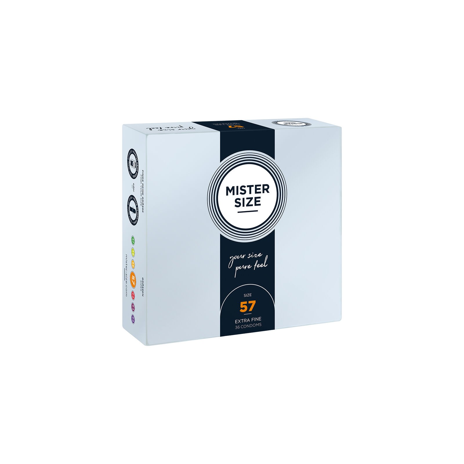 Mister Size Large Condoms 57mm - 36 Units