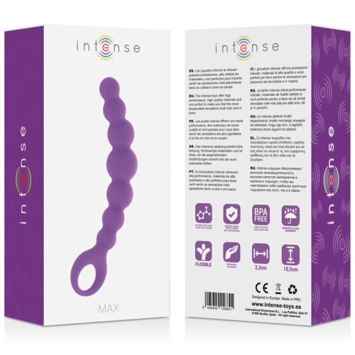 Intense Max Anal Beads 18.5cm Purple