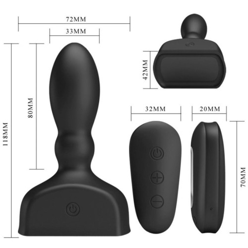 Marriel Inflatable Prostate Vibrator for Ultimate Anal Pleasure