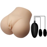 Realistic Vagina and Anus Vibrating Toy