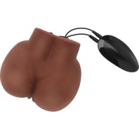 Big Ass Masturbador Realista Con Vibrador Marron - Herramienta de Placer Definitivo