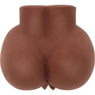 Big Ass Masturbador Realista Con Vibrador Marron - Herramienta de Placer Definitivo