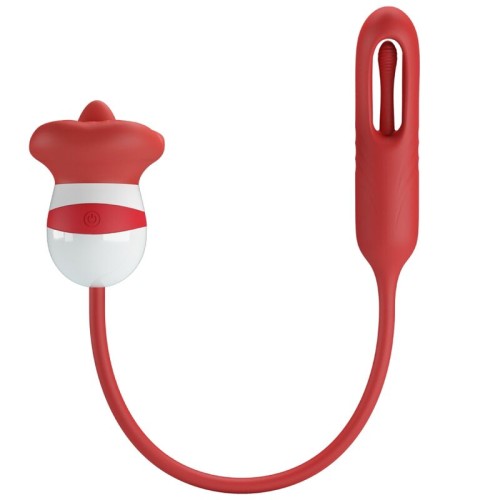 Alyss Mouth Red Stroker Vibrator