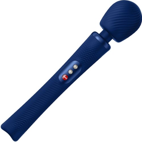 Vim Wand Rumble Vibrador Recargable Silicona Azul Medianoche