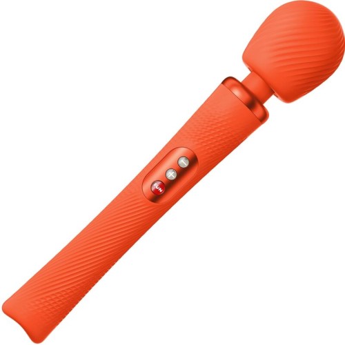 Vibrador Recargable Vim Wand de Silicona - Naranja