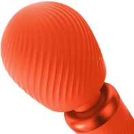 Vibrador Recargable Vim Wand de Silicona - Naranja