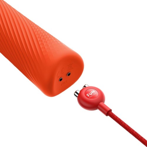 Vim Wand Rechargeable Silicone Vibrator - Orange