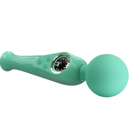 Pretty Love Skyler Green Wand Vibrator for Intense Pleasure