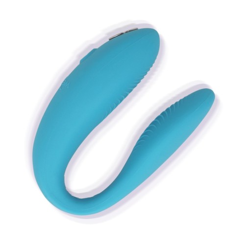 Sync Go Estimulador Dual Turquesa - Vibrador Amigable para Viajes