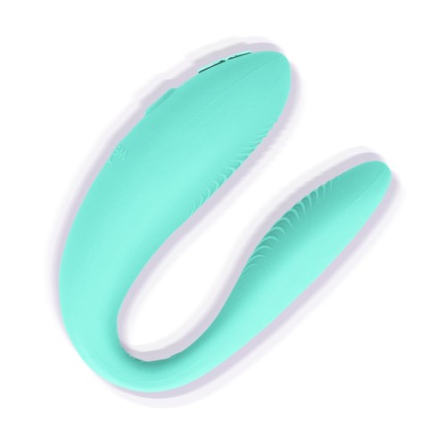 We-Vibe Sync Lite Clitoral Stimulator Turquoise - Couples Pleasure