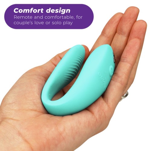 We-Vibe Sync Lite Clitoral Stimulator Turquoise - Couples Pleasure