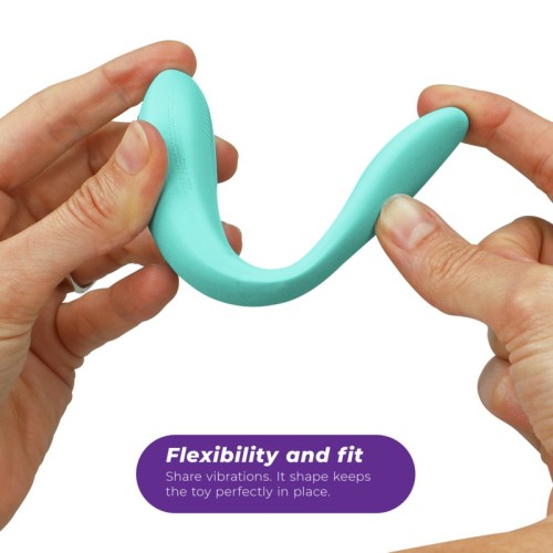 We-Vibe Sync Lite Clitoral Stimulator Turquoise - Couples Pleasure