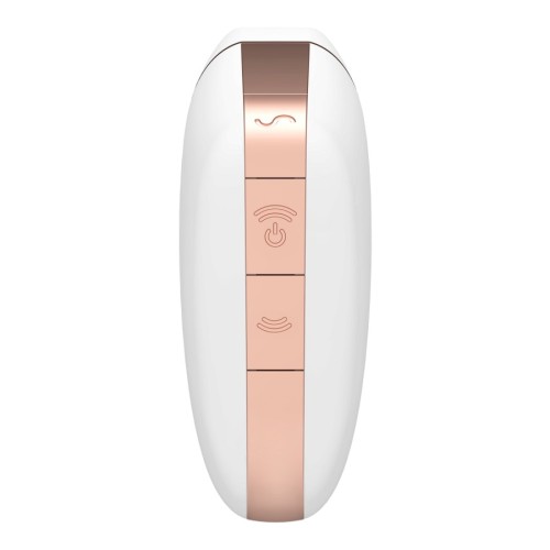 Love Triangle - White Vibrator and Stimulator