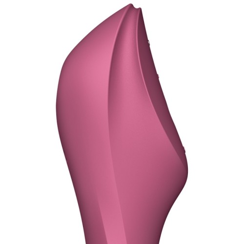 Satisfyer Curvy Trinity 3 Stimulator and Vibrator Red