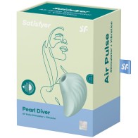 Satisfyer Pearl Diver Green Clitoral Stimulator and Vibrator