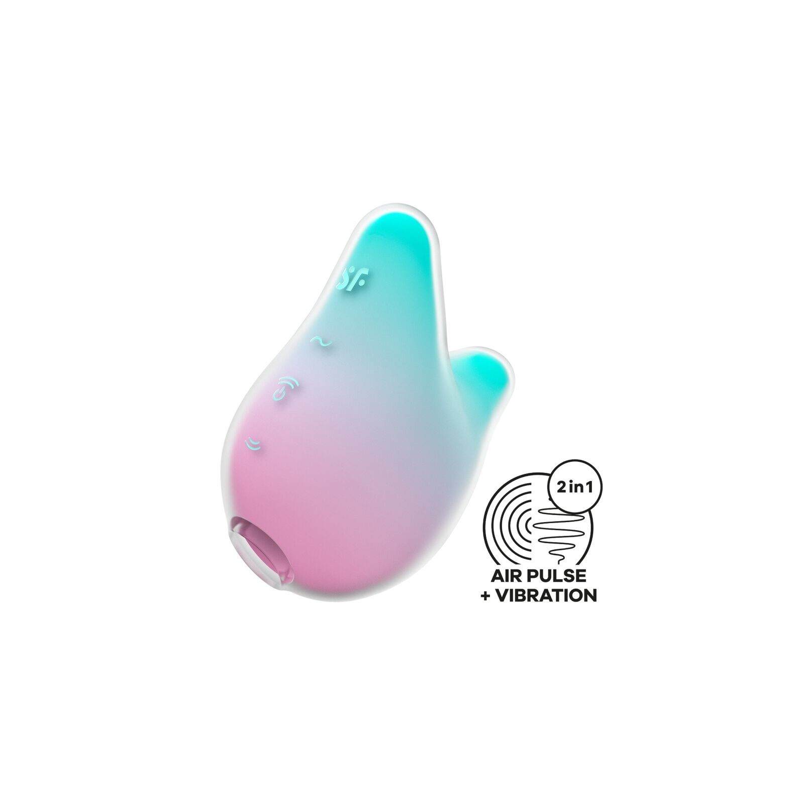 Satisfyer - Mermaid Vibes Estimulador & Vibrador Menta Y Rosa