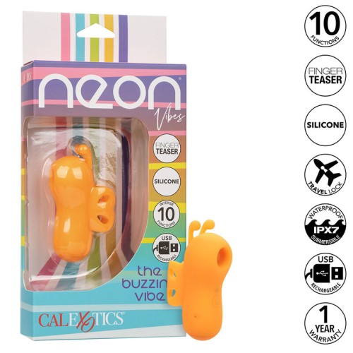 Neon Vibes The Buzzing Vibe | Finger Stimulator Orange