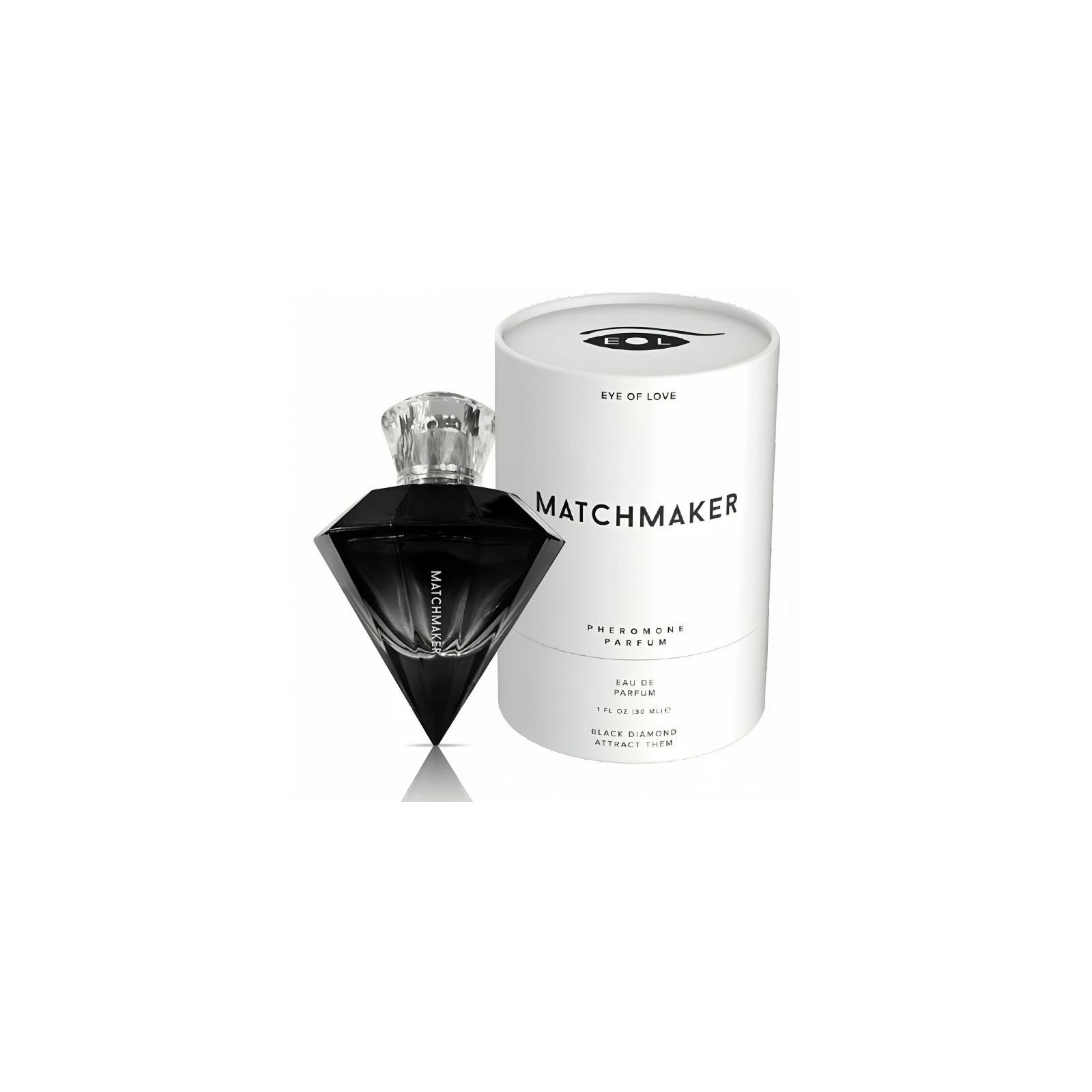 Perfume con Feromonas Matchmaker Diamante Negro - 30 Ml