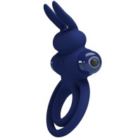 Pretty Love Darey Dual Ring Vibrator Blue