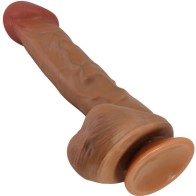 Dildo Realístico Curvo 26 Cm Natural para Estimulación del Punto G