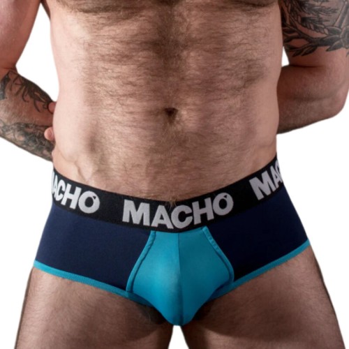 Macho - Ms26a Slip Azul/azul L