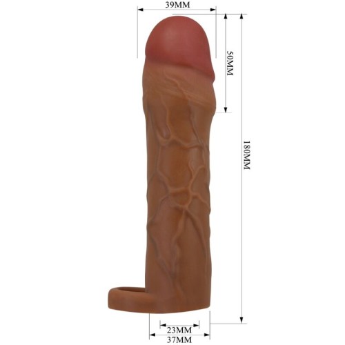 Hani Funda Para Pene Con Extensión De 5 Cm Mulato