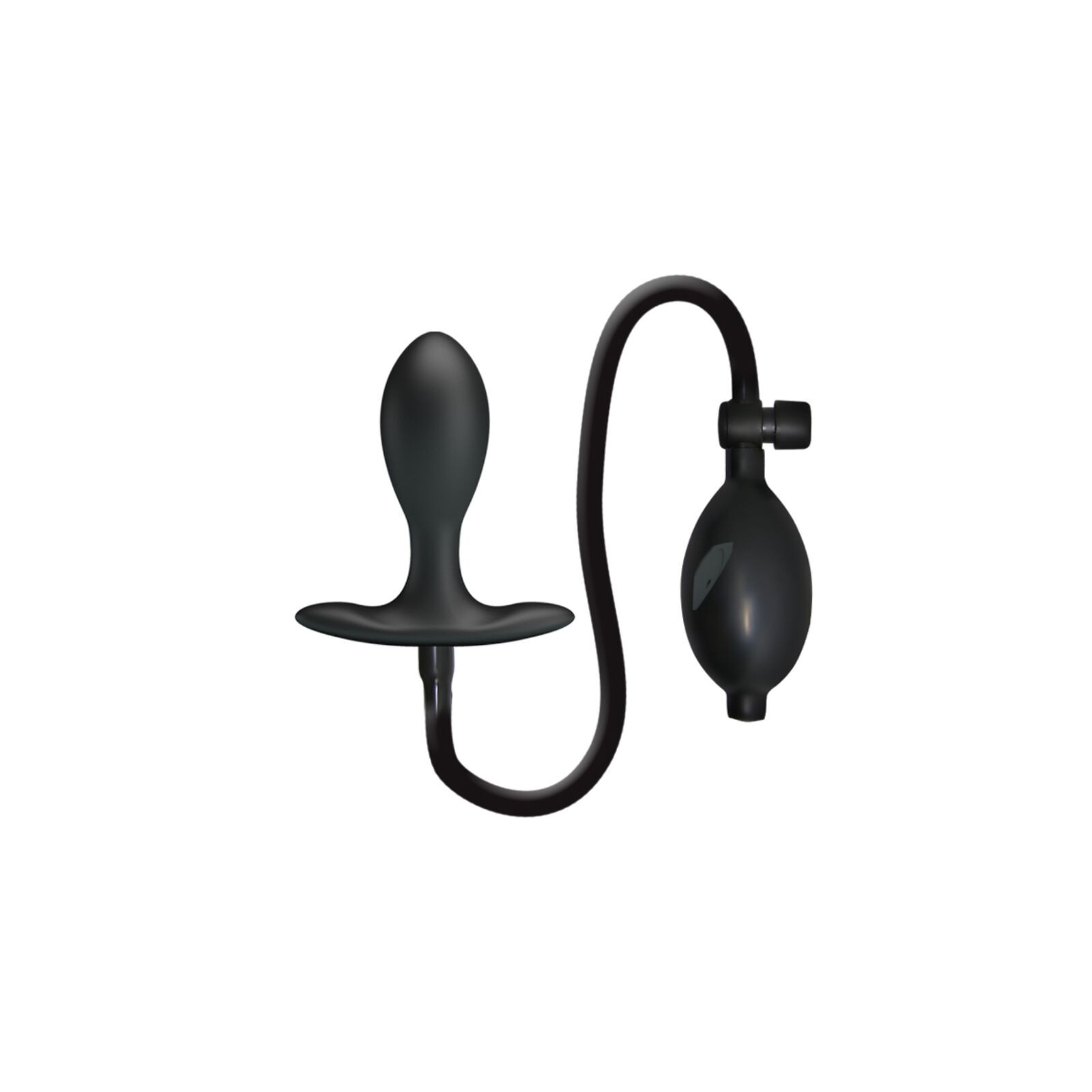 Inflatable Anal Plug in Black