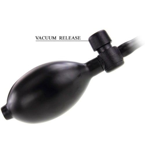 Inflatable Anal Plug in Black