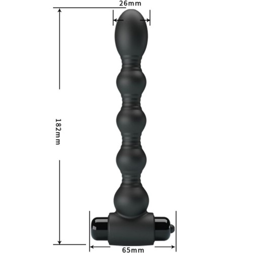 Lynn Plug Anal Silicona - 10 Vibraciones