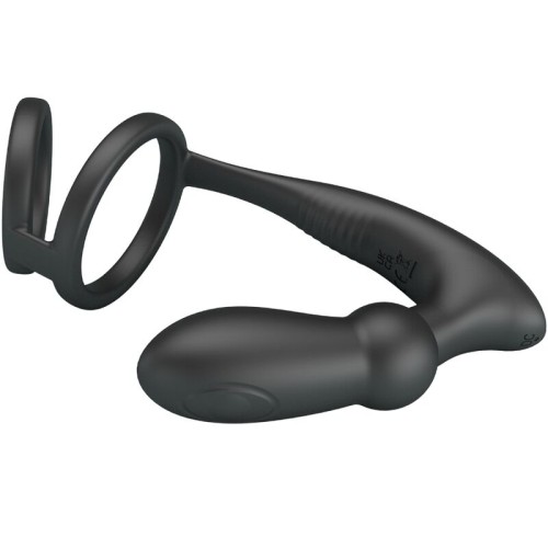 Emoni Penis Ring + Anal Plug - Dual Pleasure Enhancement