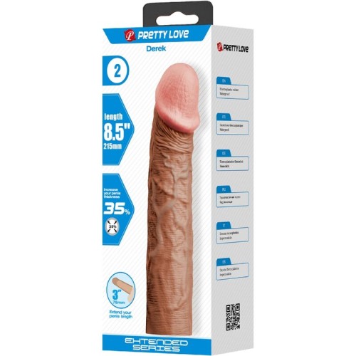 Derek Penis Sleeve with 7.6 cm Extension