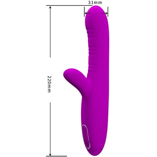 Angelique Vibrator with Clitoral Stimulator