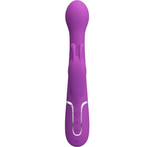 Dejon Vibrador Rabbit Multifunción 3 En 1 Morado