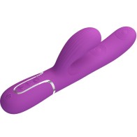 Pretty Love Vibrador Rabbit Morado 3 en 1