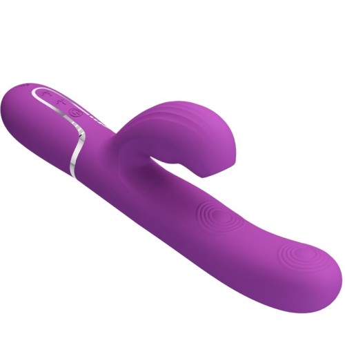 Pretty Love Vibrador Rabbit Morado 3 en 1