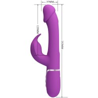 Vibrador Rabbit Multifunción 3 En 1 Kampas