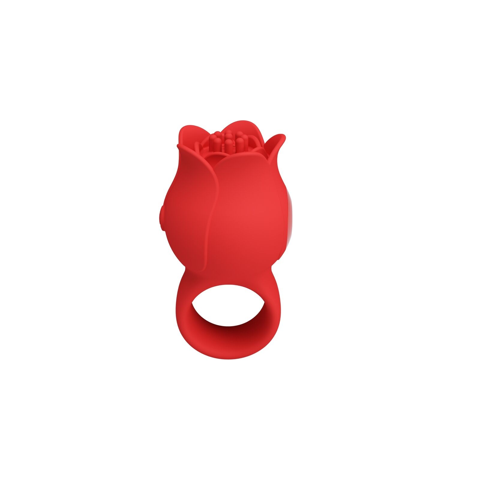 Jae Rose Shape Finger Vibrator 10 Vibrations Red