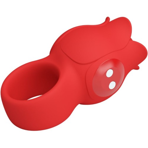 Jae Rose Shape Finger Vibrator 10 Vibrations Red