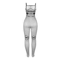 Subblime Bodystocking De Rejilla Con Detalle En Pecho Y Vientre Ne