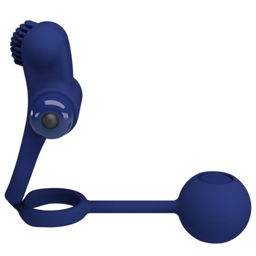 Pretty Love Remington Double Ring Vibrator Blue