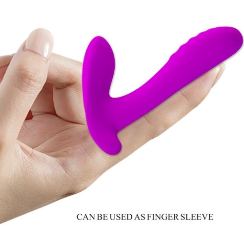 Masajeador y Vibrador 12 Vibraciones Morado