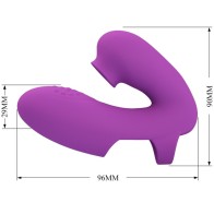 Athena Vibrador De Dedo Con Estimulador Clítoris