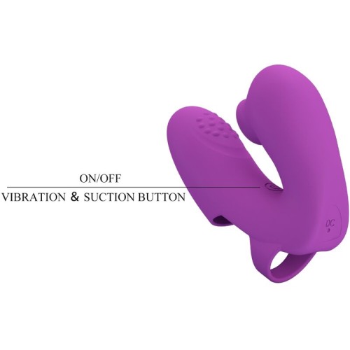 Athena Vibrador De Dedo Con Estimulador Clítoris