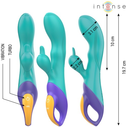 Intense Blue Rabbit Vibrator for Dual Stimulation