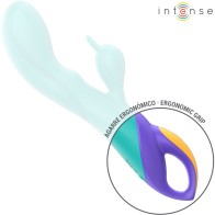 Intense Vibrador Rabbit Azul para Estimulación Dual