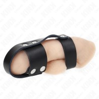 Kink Adjustable Leather Cage Penis Ring for Unique Pleasure