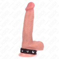 Kink Leather Cock Ring with Spikes for Enhanced Stimulation